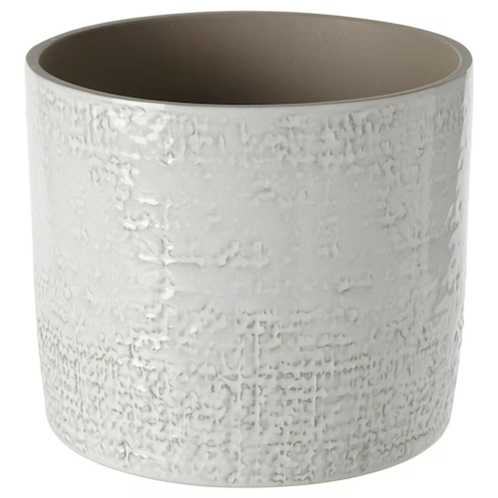 2x IKEA CHIAFRÖN CHIAFRON Plant Pot, Indoor/Outdoor, White, 6" (604.757.93)